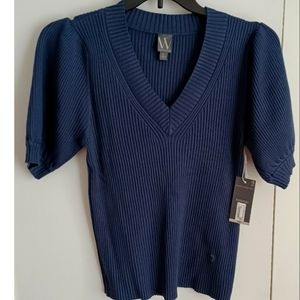 NWT* PETROL BLUE SWEATER TOP BY WORTHINGTON *